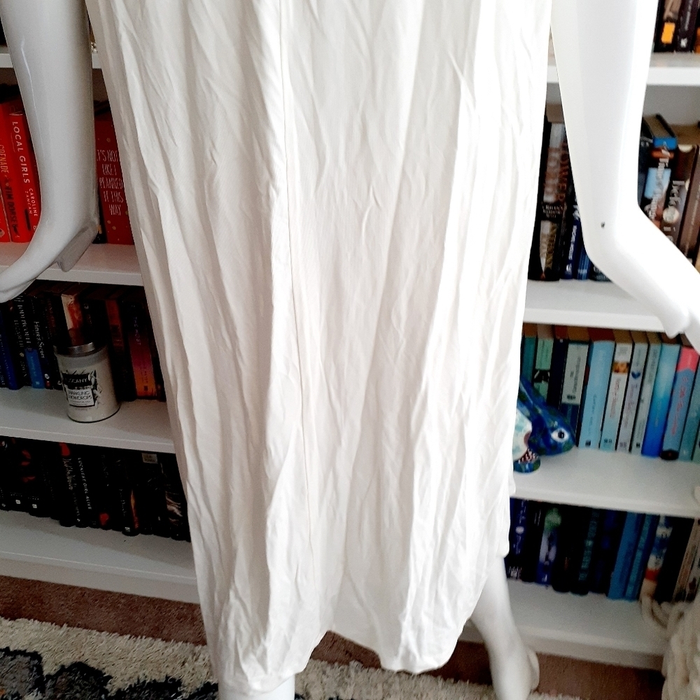NEW Eloquii White Sleeveless Dress P6135 - Picture 7 of 11